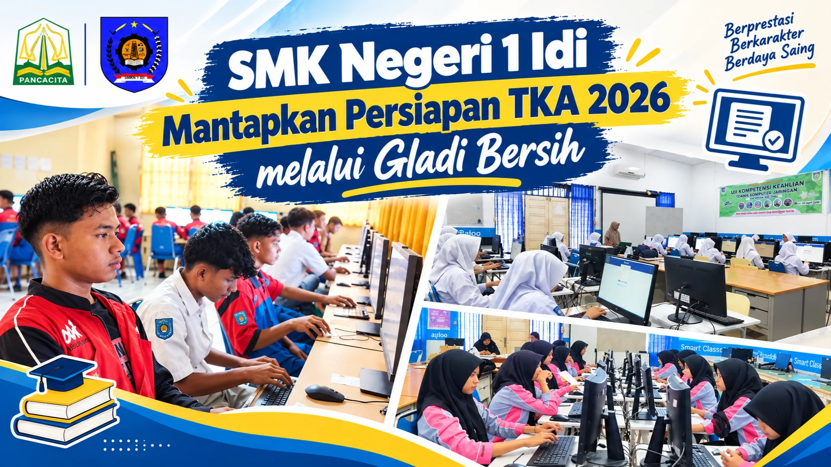 SMK Negeri 1 Idi Mantapkan Persiapan TKA 2026 melalui Gladi Bersih