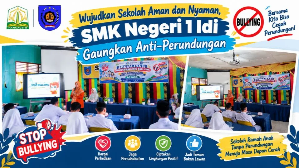 Wujudkan Sekolah Aman dan Nyaman, SMK Negeri 1 Idi Gaungkan Anti-Perundungan